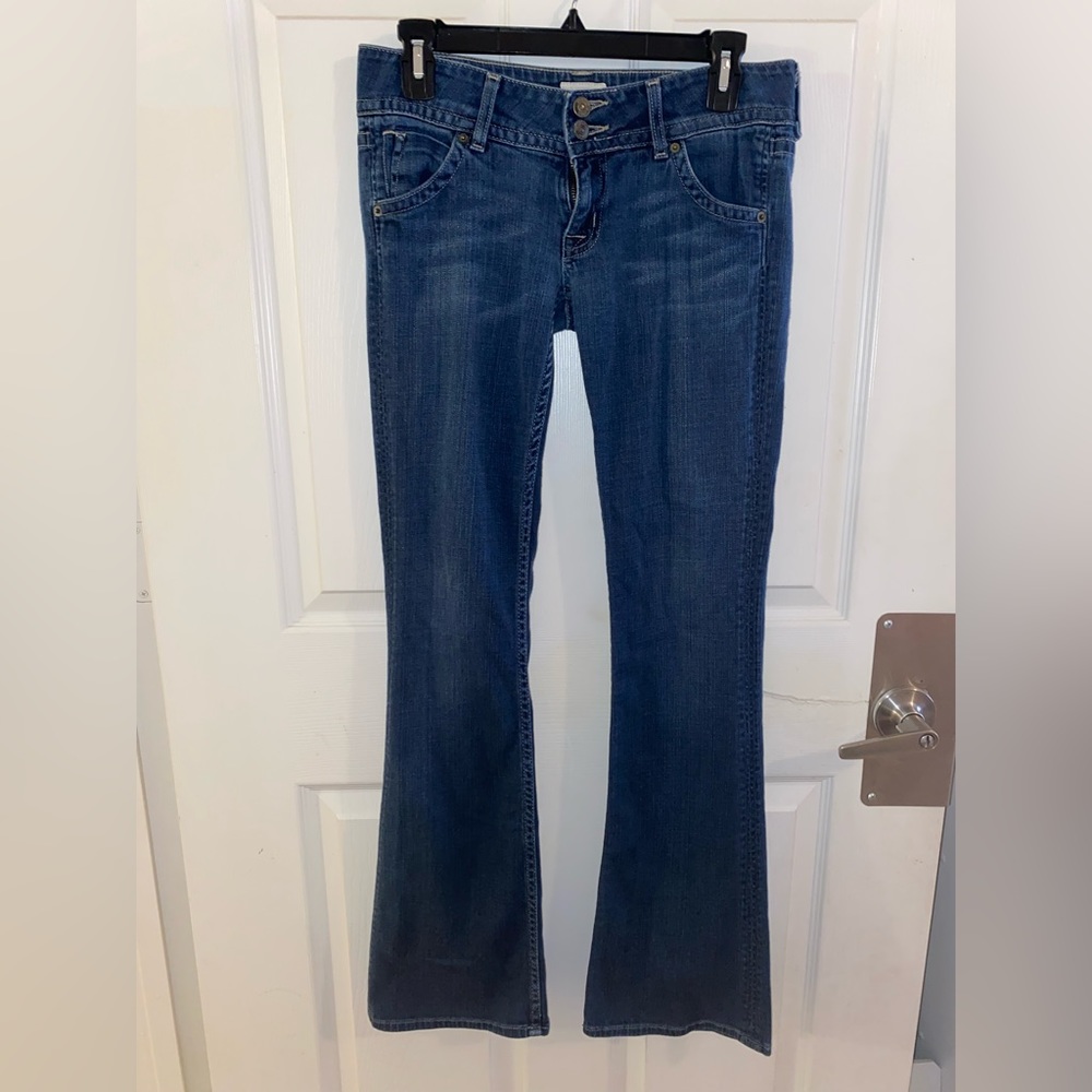 Hudson Low Rise Jeans Y2K 2000s Bootcut Flare Denim